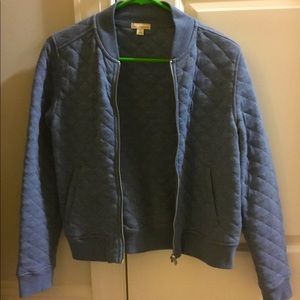 Quilted zip up jacket